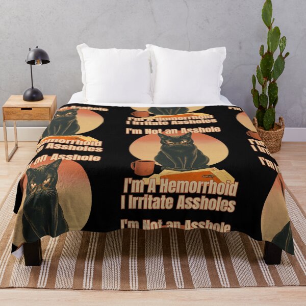 Item preview, I'm Not an Asshole I'm A Hemorrhoid I Irritate Assholes designed and sold by tellia-kallisto.