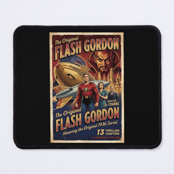 Item preview, Flash Gordon Retro Tribute Poster designed and sold by Halifaxartguy.