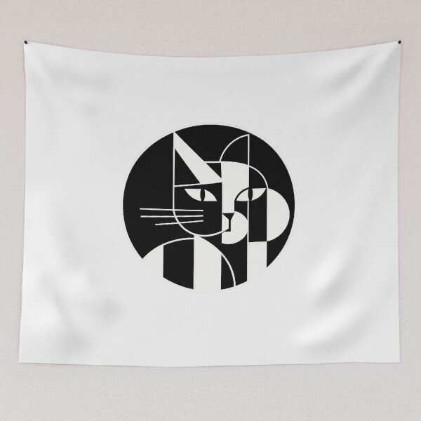 Item preview, Bauhaus Geometric Face – Modern Abstract Minimalist Art designed and sold by Timegraf.