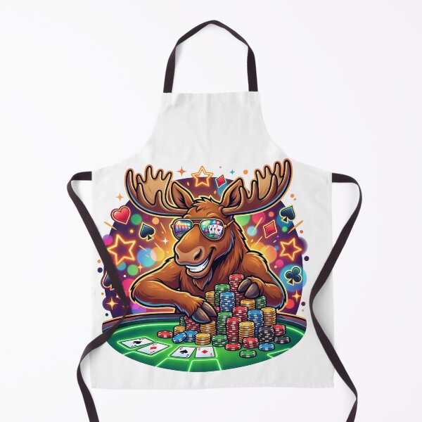 Item preview, Moose On The Loose - All In Poker designed and sold by ScenicRoute66.