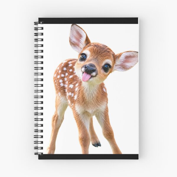 Item preview, Cute Baby Fawn Sticking Tongue Out - Silly Blep Deer Lover designed and sold by TwinsBazaar.