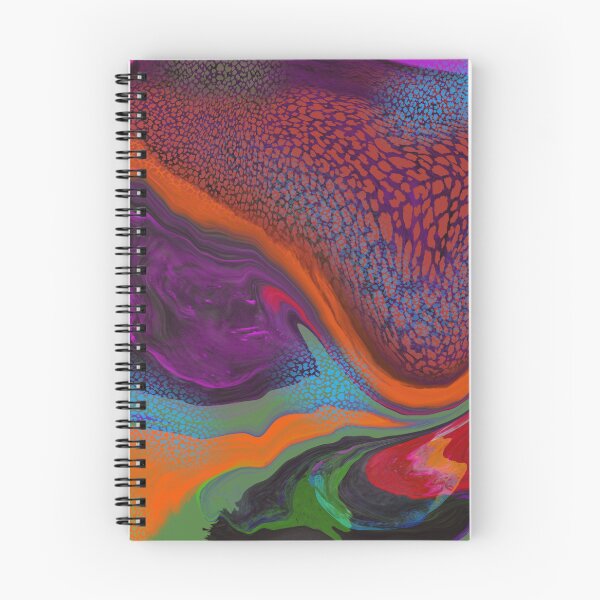 Item preview, Abstract digital art mixing color and pattern designed and sold by King Doodle.