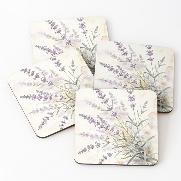 Item preview, Lavender in Watercolor and Ink designed and sold by EduMaru_Arts.