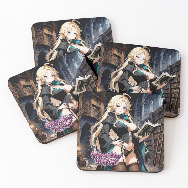 Item preview, Malfoy Girl - Gothic Wizard Girl in the Magic Library Art designed and sold by FotoLibreStudio.