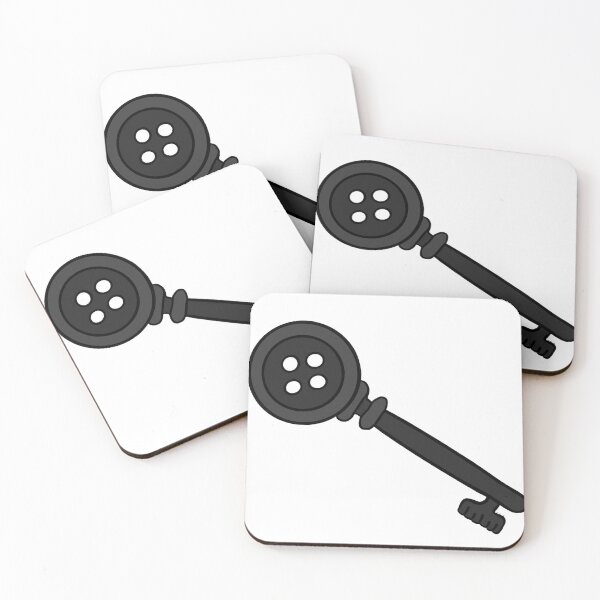 Item preview, Coraline Button Key – Other World Door Key designed and sold by Cosmic-Meadows.
