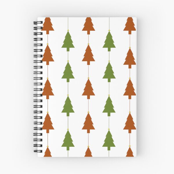 Item preview, Minimalist Terracotta Christmas Tree Pattern designed and sold by Vivid Illusions.