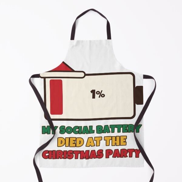 Item preview, My Social Battery Died at the Christmas Party Funny Introvert Christmas designed and sold by Bornprints.