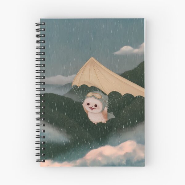 Item preview, ute Flying Creature Hang Glider Rainy Mountain Art designed and sold by Lunat1kk.