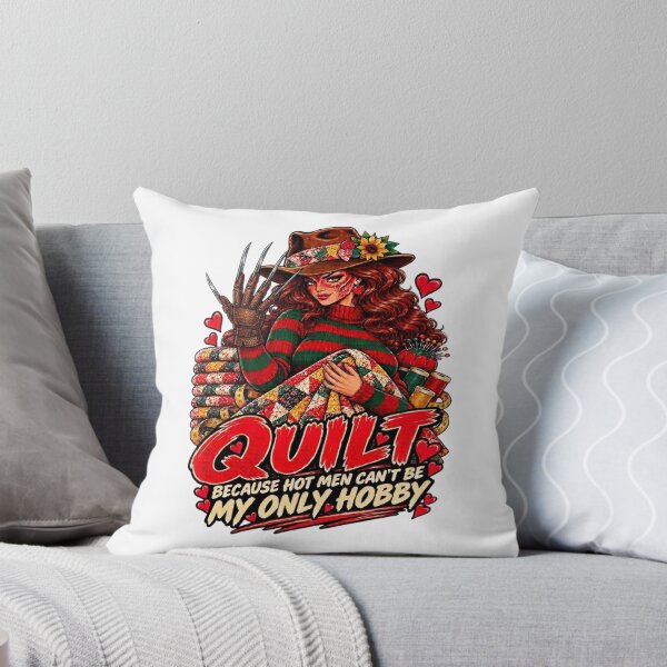 Item preview, Quilt Because Hot Men Can't Be My Only Hobby – Funny Quilter Dark Humor designed and sold by MAJCO-ART.