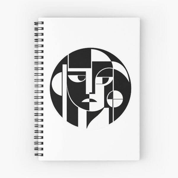 Item preview, Bauhaus Geometric Face – Modern Abstract Minimalist Art designed and sold by Timegraf.