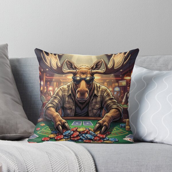Item preview, High Stakes Moose - Texas Hold'em Poker designed and sold by ScenicRoute66.