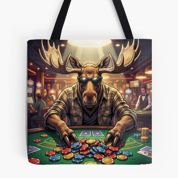 Item preview, High Stakes Moose - Texas Hold'em Poker designed and sold by ScenicRoute66.