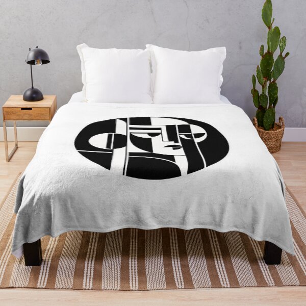 Item preview, Bauhaus Geometric Face – Modern Abstract Minimalist Art designed and sold by Timegraf.