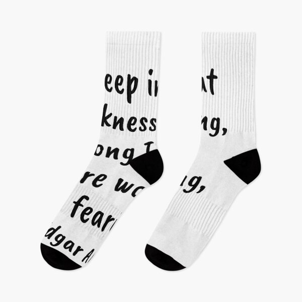Item preview, Deep Into That Darkness Peering - Edgar Allan Poe Quote designed and sold by 4ever-Undaunted.