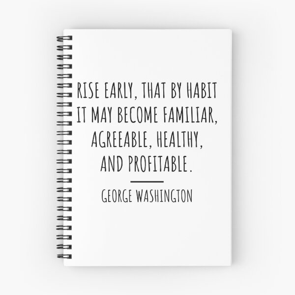 Item preview, Rise Early - George Washington Quote designed and sold by 4ever-Undaunted.
