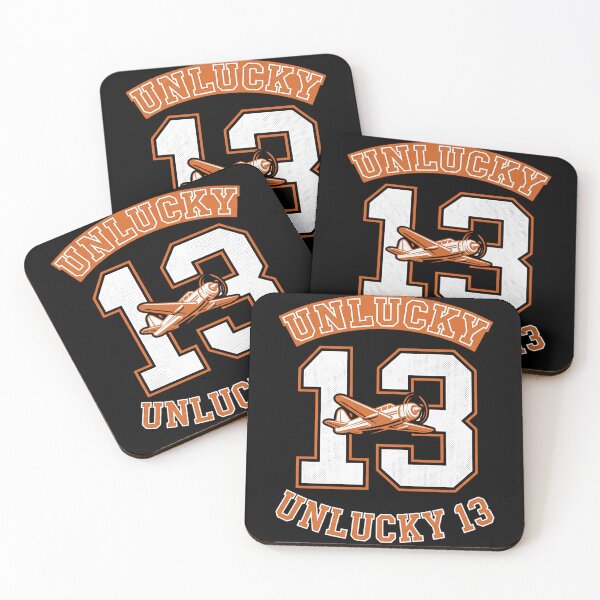 Item preview, Unlucky 13 Varsity - White Number 13 and a Red Vintage Airplane designed and sold by EMaviation_.