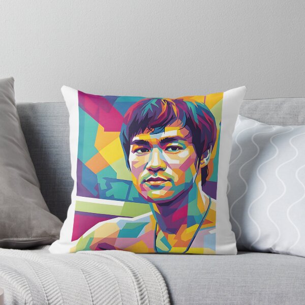 Item preview, Bruce Lee Pop Art Style Digital Illustration with Vibrant Colors and Dynamic Design designed and sold by yamaniishop.