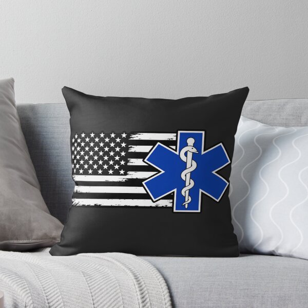 Item preview, American Flag Paramedic EMS Star Of Life designed and sold by BUNNIES-EL.