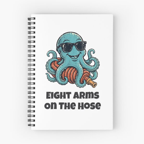 Item preview, Eight Arms On The Hose Funny Octopus Firefighter Design designed and sold by Wild Shades.
