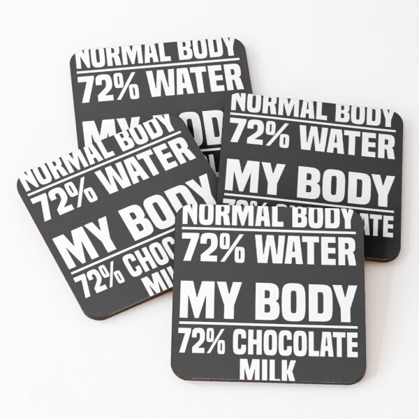 Item preview, Normal Body 72 Percent Water My Body Chocolate Milk designed and sold by BUNNIES-EL.