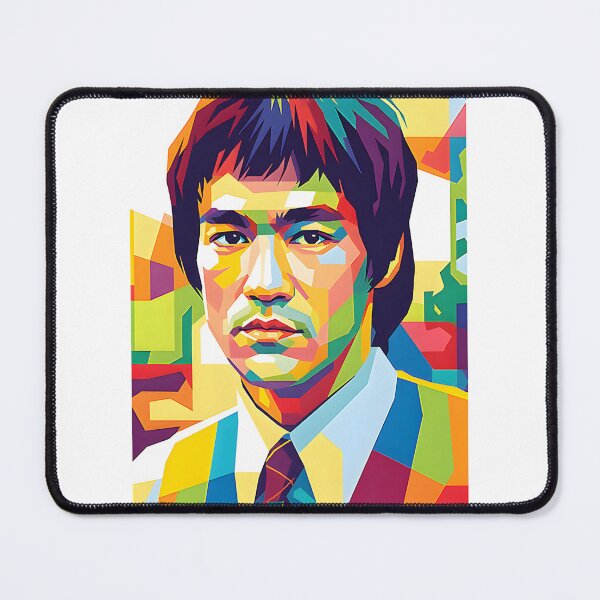 Item preview, Bruce Lee Pop Art Illustration with Vibrant Colors and Dynamic Style designed and sold by yamaniishop.