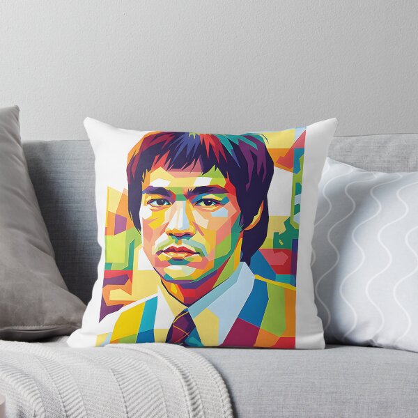 Item preview, Bruce Lee Pop Art Illustration with Vibrant Colors and Dynamic Style designed and sold by yamaniishop.