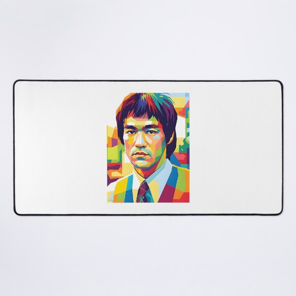 Item preview, Bruce Lee Pop Art Illustration with Vibrant Colors and Dynamic Style designed and sold by yamaniishop.