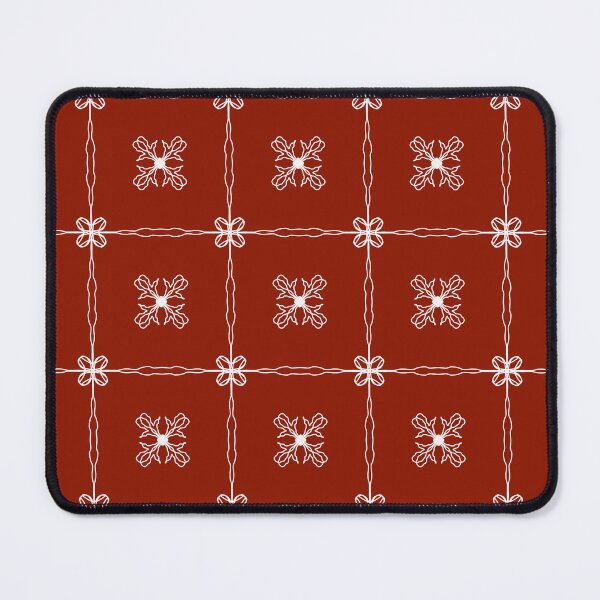 Item preview, Elegant Terracotta Geometric Floral Pattern designed and sold by การออกแบบคิงซาคาอิ.