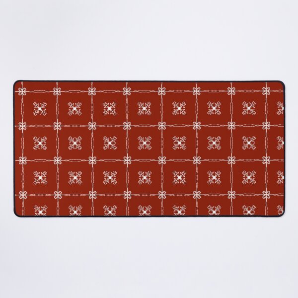 Item preview, Elegant Terracotta Geometric Floral Pattern designed and sold by การออกแบบคิงซาคาอิ.