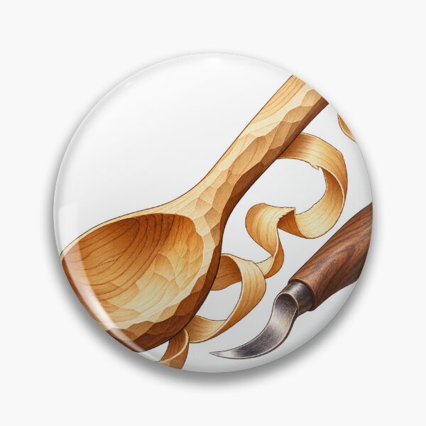 Item preview, Spoon Carving Wood Shavings and Hook Knife designed and sold by Drip stamp.
