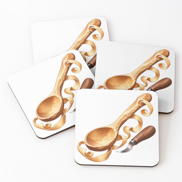 Item preview, Spoon Carving Wood Shavings and Hook Knife designed and sold by Drip stamp.