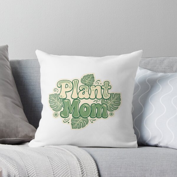 Item preview, Plant Mom Retro Groovy Monstera Leaves Botanical Plant Lover designed and sold by Neon Bones Studio.