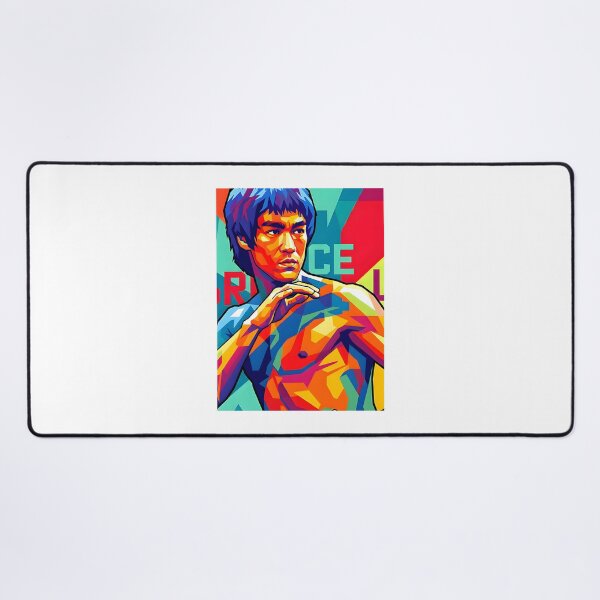 Item preview, Bruce Lee Pop Art Illustration Featuring Dynamic Martial Arts Pose designed and sold by yamaniishop.