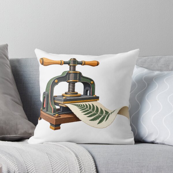 Item preview, Tabletop Printing Press with Fern Print designed and sold by Drip stamp.
