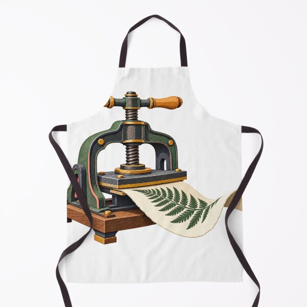 Item preview, Tabletop Printing Press with Fern Print designed and sold by Drip stamp.