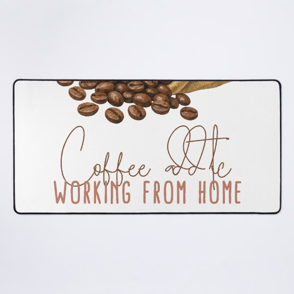 Item preview, Coffee Addict Working From Home designed and sold by ZahraaStudio.