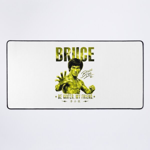 Item preview, Bruce Lee Inspired Be Water My Friend Quote Design in Black and Yellow designed and sold by yamaniishop.