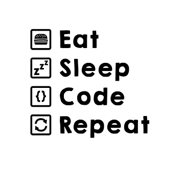 Artwork thumbnail, Eat Sleep Code Repeat by Caldofran