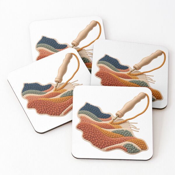 Item preview, Punch Needle Tool and Textured Desert Dunes designed and sold by Drip stamp.