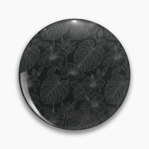 Item preview, Monstera and Hibiscus Floral Line Art Pattern designed and sold by Owcomm.