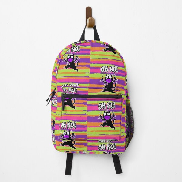 Item preview, Oh No! Panicked Black Cat Cartoon designed and sold by Taridesign.