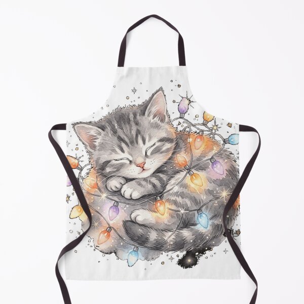 Item preview, Adorable Cat Tangled in Christmas Lights Oversized T-Shirt designed and sold by YOUUKNOW.