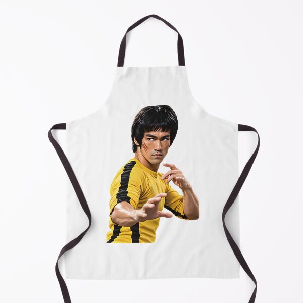 Aperçu de l'œuvre Bruce Lee Inspired Martial Arts Artwork with Dynamic Action Pose créée et vendue par yamaniishop.