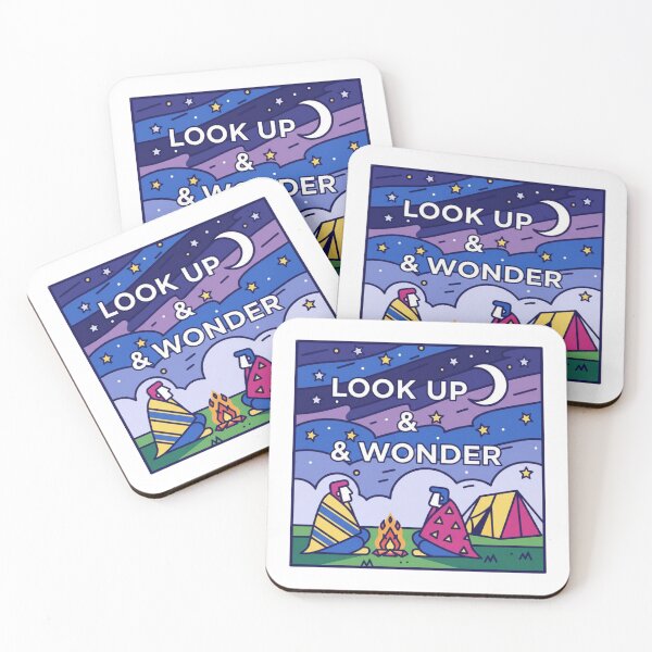 Item preview, Look Up And Wonder Stargazing Camping designed and sold by adamsoupani.