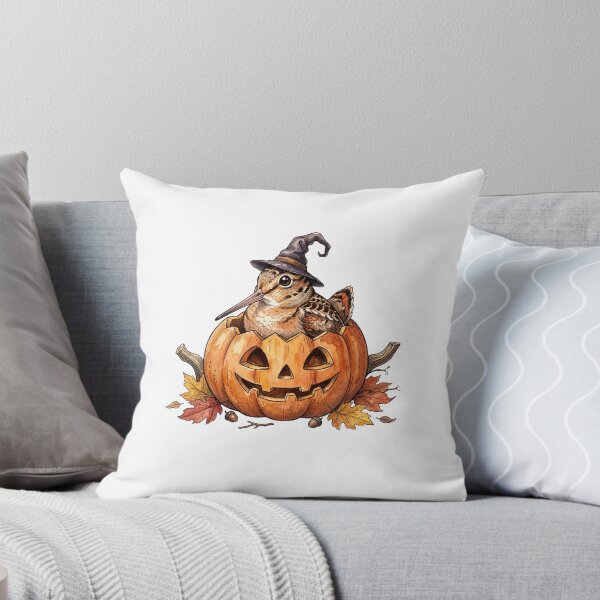 Item preview, Witchy American Woodcock | Cute Halloween Timberdoodle Watercolor Design designed and sold by HelgaCraftery.
