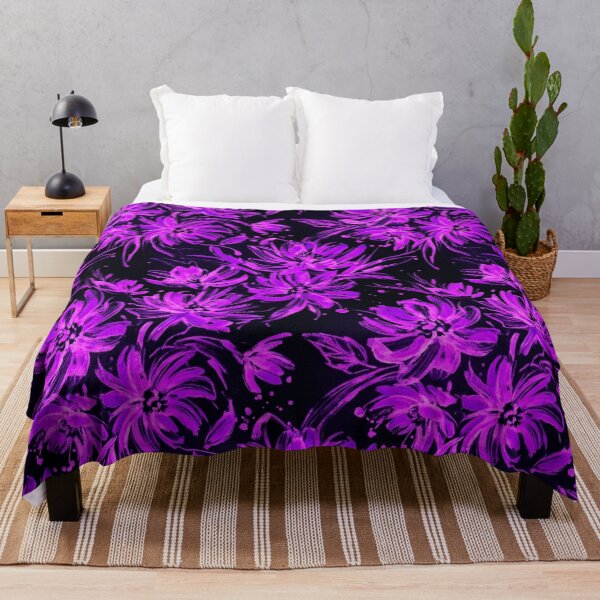 Item preview, Purple Watercolor Floral Garden Seamless Pattern designed and sold by Owcomm.