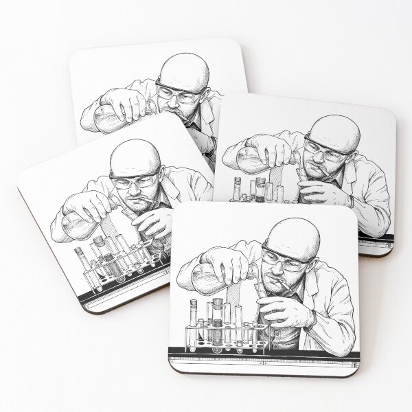 Item preview, Scientist Pouring Solution into Test Tube designed and sold by Naux | Design & Illustration.
