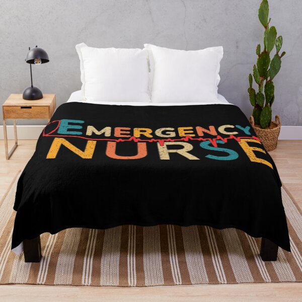 Item preview, Emergency Nurse - Retro ER Nurse Stethoscope Heartbeat designed and sold by Marshallamoakohene.