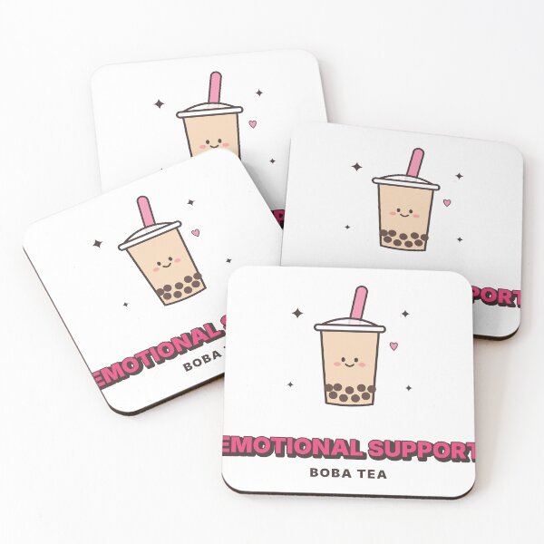 Item preview, Emotional Support Boba Cute Kawaii Bubble Tea designed and sold by kassimis.