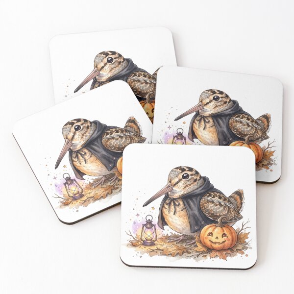 Item preview, American Woodcock | Cozy Halloween Timberdoodle Watercolor Design designed and sold by HelgaCraftery.